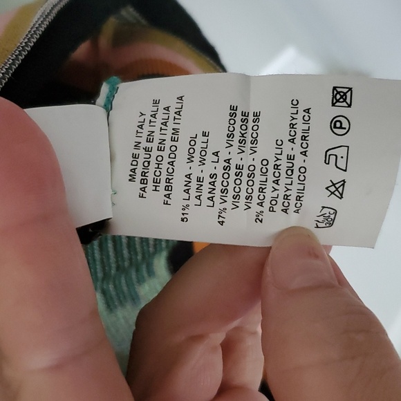 Missoni Multicolor Button Up Cardigan Sweater Size 2. - Picture 7 of 12